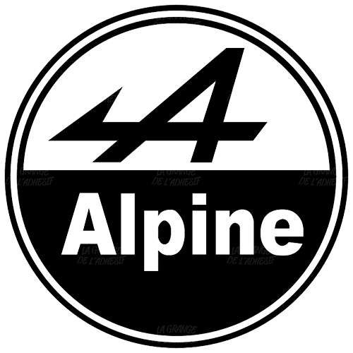 Sticker Alpine logo