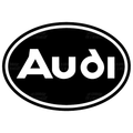 Sticker Audi vintage ovale