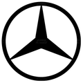 Sticker Mercedes logo