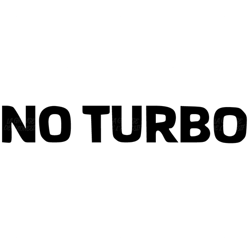 Sticker No turbo