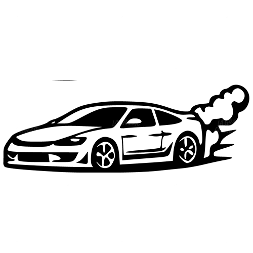 Sticker voiture drift