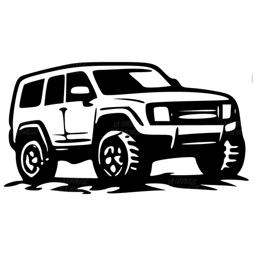 Sticker 4x4 3