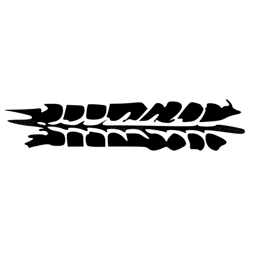Sticker trace de pneu