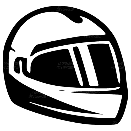 Sticker casque