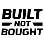 Sticker built not bought