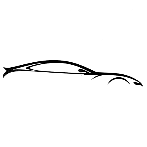 Sticker silhouette voiture
