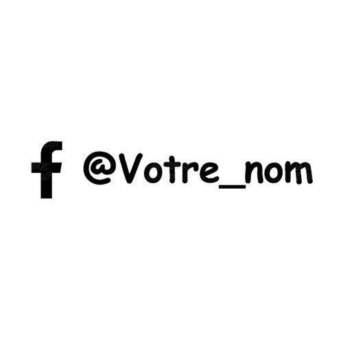 Stickers Facebook personnalisé