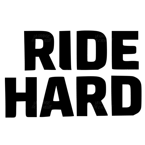 Sticker ride hard