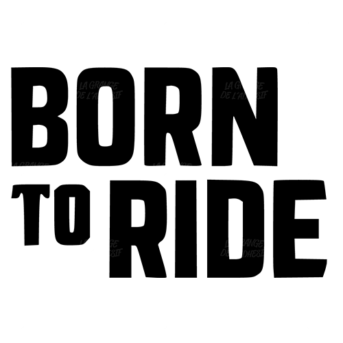 Sticker born to ride