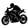 Sticker moto roadster