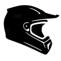 Sticker casque cross 2