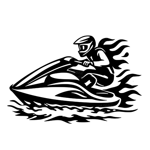 Sticker jet ski 1