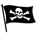 Sticker drapeau pirate