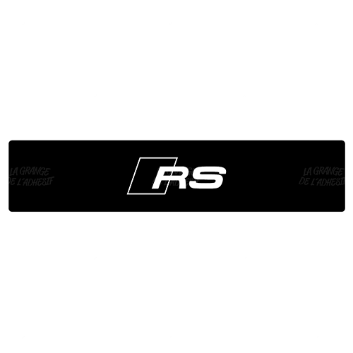 Plaque Audi RS