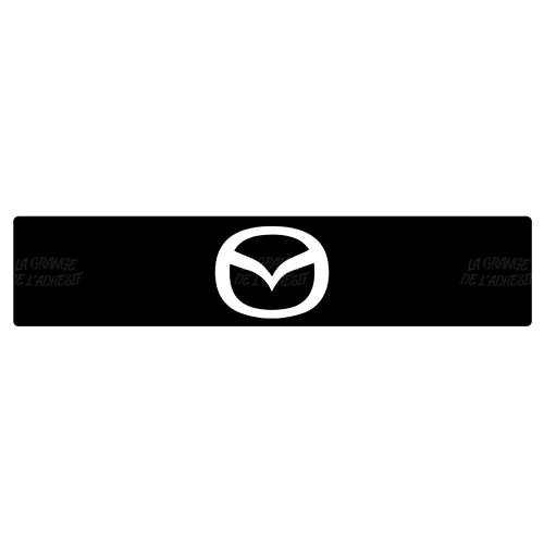Plaque Mazda logo