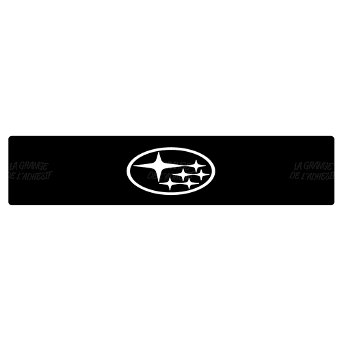 Plaque Subaru