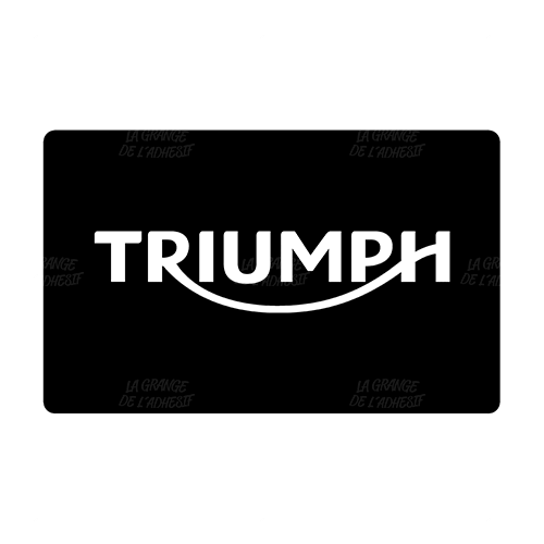 Plaque Triumph écriture